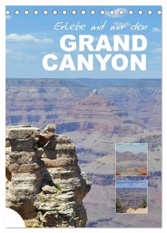 Cover Erlebe mit mir den Grand Canyon (Tischkalender 2026 DIN A5 hoch), CALVENDO Monatskalender