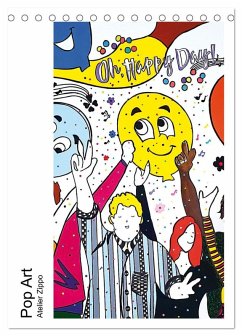 Pop Art - Atelier Zippo (Tischkalender 2026 DIN A5 hoch), CALVENDO Monatskalender
