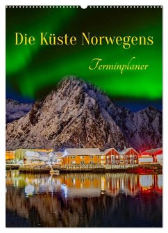 Cover Die Küste Norwegens - Terminplaner (Wandkalender 2026 DIN A2 hoch), CALVENDO Monatskalender