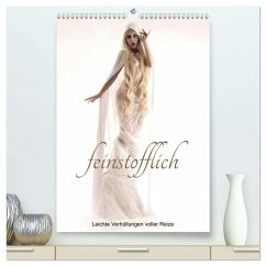 feinstofflich (hochwertiger Premium Wandkalender 2026 DIN A2 hoch), Kunstdruck in Hochglanz