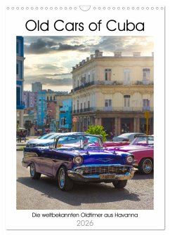 Cover Old Cars of Cuba (Wandkalender 2026 DIN A3 hoch), CALVENDO Monatskalender