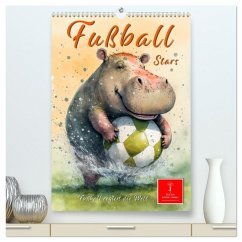 Cover Fußball Stars - Fußball regiert die Welt (hochwertiger Premium Wandkalender 2026 DIN A2 hoch), Kunstdruck in Hochglanz