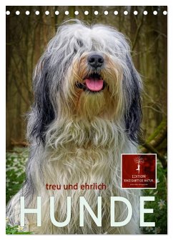 Cover Hunde - treu und ehrlich (Tischkalender 2026 DIN A5 hoch), CALVENDO Monatskalender