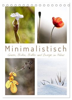 Minimalistisch, Gräser, Blüten, Blätter und Zweige im Fokus (Tischkalender 2026 DIN A5 hoch), CALVENDO Monatskalender Cover Minimalistisch, Gräser, Blüten, Blätter und Zweige im Fokus (Tischkalender 2026 DIN A5 hoch), CALVENDO Monatskalender