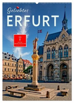 Cover Geliebtes Erfurt (Wandkalender 2026 DIN A2 hoch), CALVENDO Monatskalender