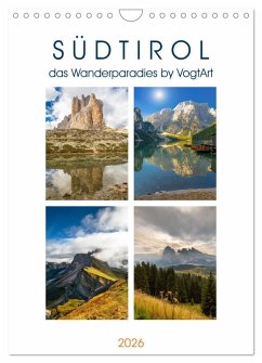 Südtirol, das Wanderparadies (Wandkalender 2026 DIN A4 hoch), CALVENDO Monatskalender