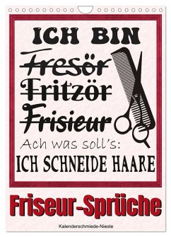 Cover Friseur-Sprüche (Wandkalender 2026 DIN A4 hoch), CALVENDO Monatskalender