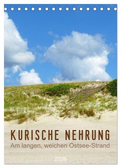 Cover Kurische Nehrung - Am langen, weichen Ostsee-Strand (Tischkalender 2026 DIN A5 hoch), CALVENDO Monatskalender