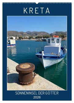 KRETA SONNENINSEL DER GÖTTER (Wandkalender 2026 DIN A2 hoch), CALVENDO Monatskalender