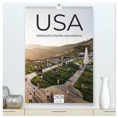 Cover USA - Vereinigte Staaten von Amerika (hochwertiger Premium Wandkalender 2026 DIN A2 hoch), Kunstdruck in Hochglanz