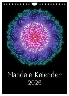 Cover Mandala-Kalender 2026 (Wandkalender 2026 DIN A4 hoch), CALVENDO Monatskalender