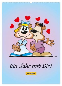 Ein Jahr mit Dir! (Wandkalender 2026 DIN A2 hoch), CALVENDO Monatskalender