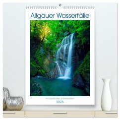 Cover Allgäuer Wasserfälle (hochwertiger Premium Wandkalender 2026 DIN A2 hoch), Kunstdruck in Hochglanz