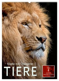 Tiere - Köpfe mit Charakter (Wandkalender 2026 DIN A2 hoch), CALVENDO Monatskalender Cover Tiere - Köpfe mit Charakter (Wandkalender 2026 DIN A2 hoch), CALVENDO Monatskalender