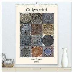 Cover Gullydeckel (hochwertiger Premium Wandkalender 2026 DIN A2 hoch), Kunstdruck in Hochglanz