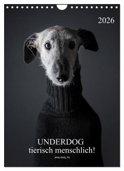 Cover UNDERDOG - Windhundportraits (Wandkalender 2026 DIN A4 hoch), CALVENDO Monatskalender