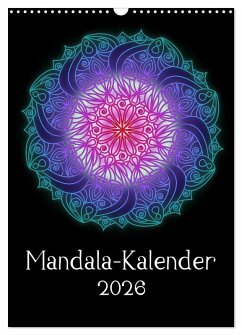 Cover Mandala-Kalender 2026 (Wandkalender 2026 DIN A3 hoch), CALVENDO Monatskalender