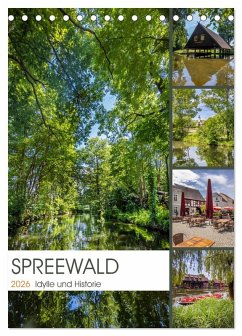 SPREEWALD Idylle und Historie (Tischkalender 2026 DIN A5 hoch), CALVENDO Monatskalender