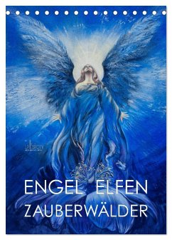 Engel Elfen Zauberwälder (Tischkalender 2026 DIN A5 hoch), CALVENDO Monatskalender