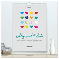 Cover vollgeherzt: Lieblingsmensch-Kalender - Der Wandkalender als Geschenk für ganz besondere Menschen (hochwertiger Premium Wandkalender 2026 DIN A2 hoch), Kunstdruck in Hochglanz