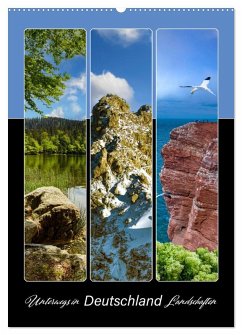 Cover Unterwegs in Deutschland Landschaften (Wandkalender 2026 DIN A2 hoch), CALVENDO Monatskalender