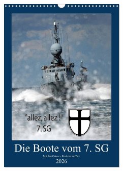 Cover Die Boote vom 7. SG (Wandkalender 2026 DIN A3 hoch), CALVENDO Monatskalender
