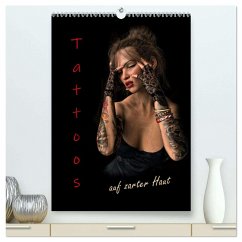Cover Portraits von tätowierten Frauen (hochwertiger Premium Wandkalender 2026 DIN A2 hoch), Kunstdruck in Hochglanz