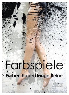 Farbspiele - Farben haben lange Beine (Wandkalender 2026 DIN A2 hoch), CALVENDO Monatskalender