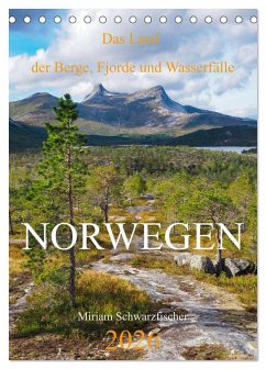 Cover Norwegen - Das Land der Berge, Fjorde und Wasserfälle (Tischkalender 2026 DIN A5 hoch), CALVENDO Monatskalender