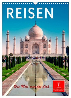 Cover Reisen - die Welt erwartet dich (Wandkalender 2026 DIN A3 hoch), CALVENDO Monatskalender