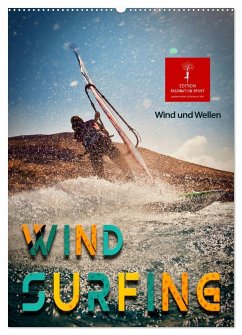 Cover Windsurfing - Wind und Wellen (Wandkalender 2026 DIN A2 hoch), CALVENDO Monatskalender