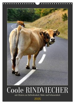 Cover Coole Rindviecher (Wandkalender 2026 DIN A3 hoch), CALVENDO Monatskalender