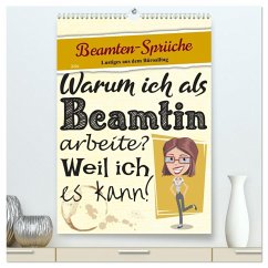 Cover Beamten-Sprüche (hochwertiger Premium Wandkalender 2026 DIN A2 hoch), Kunstdruck in Hochglanz