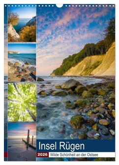 Cover Insel Rügen - Wilde Schönheit an der Ostsee (Wandkalender 2026 DIN A3 hoch), CALVENDO Monatskalender