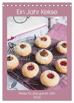 Ein Jahr Kekse (Tischkalender 2026 DIN A5 hoch), CALVENDO Monatskalender