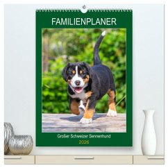 Cover Familienplaner Großer Schweizer Sennenhund (hochwertiger Premium Wandkalender 2026 DIN A2 hoch), Kunstdruck in Hochglanz
