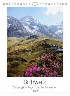 Schweiz (Wandkalender 2026 DIN A4 hoch), CALVENDO Monatskalender