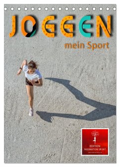 Cover Joggen - mein Sport (Tischkalender 2026 DIN A5 hoch), CALVENDO Monatskalender
