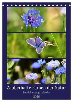 Cover Zauberhafte Farben der Natur (Tischkalender 2026 DIN A5 hoch), CALVENDO Monatskalender