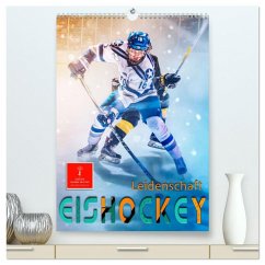 Eishockey Leidenschaft (hochwertiger Premium Wandkalender 2026 DIN A2 hoch), Kunstdruck in Hochglanz Cover Eishockey Leidenschaft (hochwertiger Premium Wandkalender 2026 DIN A2 hoch), Kunstdruck in Hochglanz