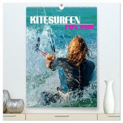 Cover Kitesurfen - Fun pur (hochwertiger Premium Wandkalender 2026 DIN A2 hoch), Kunstdruck in Hochglanz