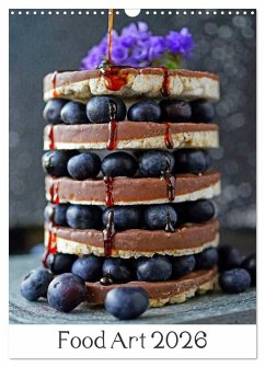 Food Art 2026 (Wandkalender 2026 DIN A3 hoch), CALVENDO Monatskalender