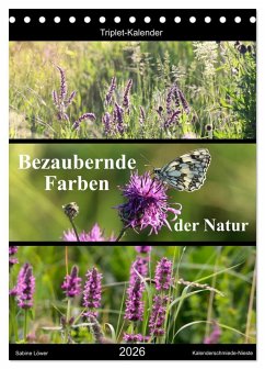 Cover Bezaubernde Farben der Natur (Tischkalender 2026 DIN A5 hoch), CALVENDO Monatskalender