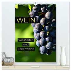 Cover WEIN Weisheiten und Sprichworte (hochwertiger Premium Wandkalender 2026 DIN A2 hoch), Kunstdruck in Hochglanz