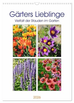 Cover Gärtners Lieblinge - Vielfalt der Stauden im Garten (Wandkalender 2026 DIN A3 hoch), CALVENDO Monatskalender