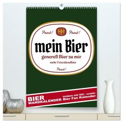 BIER Wandkalender -Trinken mit Stil (hochwertiger Premium Wandkalender 2026 DIN A2 hoch), Kunstdruck in Hochglanz