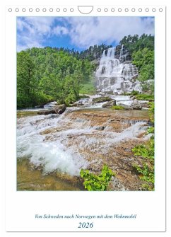 Skandinavien entdecken - Von Schweden nach Norwegen mit dem Wohnmobil (Wandkalender 2026 DIN A4 hoch), CALVENDO Monatskalender