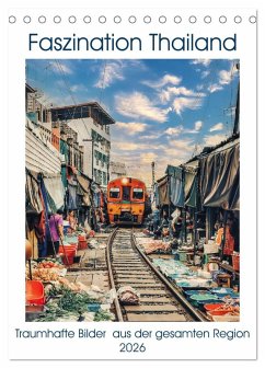 Cover Faszination Thailand (Tischkalender 2026 DIN A5 hoch), CALVENDO Monatskalender