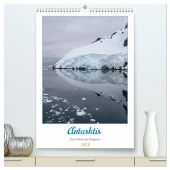 Antarktis - Das Gebiet der Pinguine (hochwertiger Premium Wandkalender 2026 DIN A2 hoch), Kunstdruck in Hochglanz