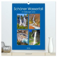 Schöner Wasserfall (hochwertiger Premium Wandkalender 2026 DIN A2 hoch), Kunstdruck in Hochglanz